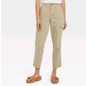 Universal Thread sz 6 light sage green boyfriend cargo pants vintage stretch